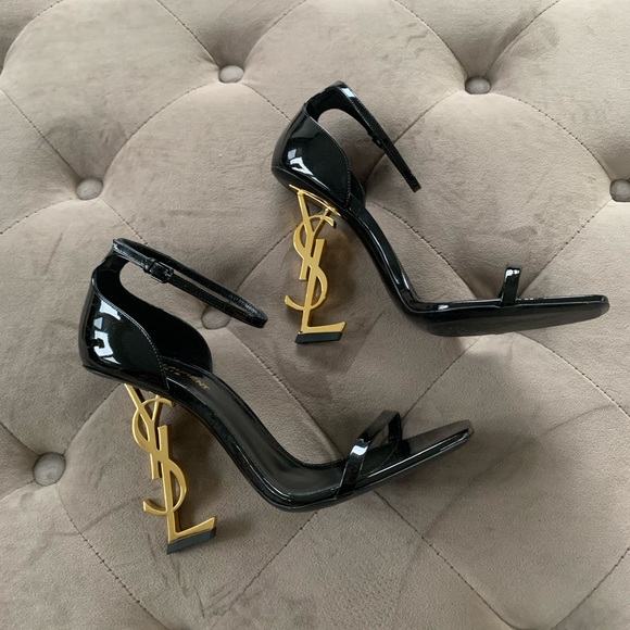 Saint Laurent Shoes - 🚫⛔️SOLD⛔️🚫Saint Laurent Opyum Logo-Heel sandals